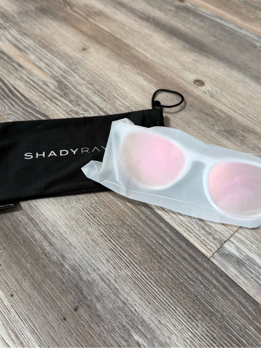 Shady Rays Allure White Frame Sunglasses with Pink Mirrored Lenses